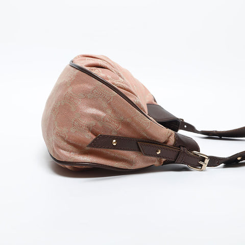 CELINE macadam canvas Shoulder Bag pink WS13812