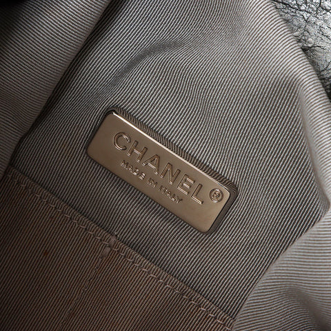 シャネル CHANEL レザー マトラッセ チェーン 2015年 21番台 リュック・デイパック シルバー WS13813