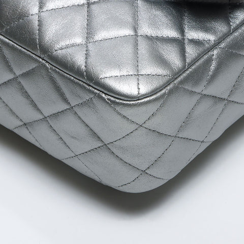 シャネル CHANEL レザー マトラッセ チェーン 2015年 21番台 リュック・デイパック シルバー WS13813