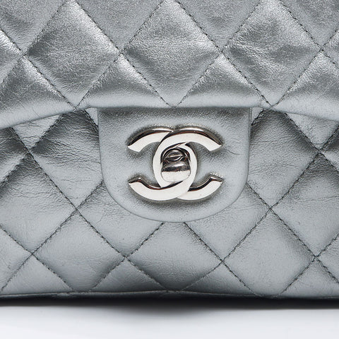 シャネル CHANEL レザー マトラッセ チェーン 2015年 21番台 リュック・デイパック シルバー WS13813