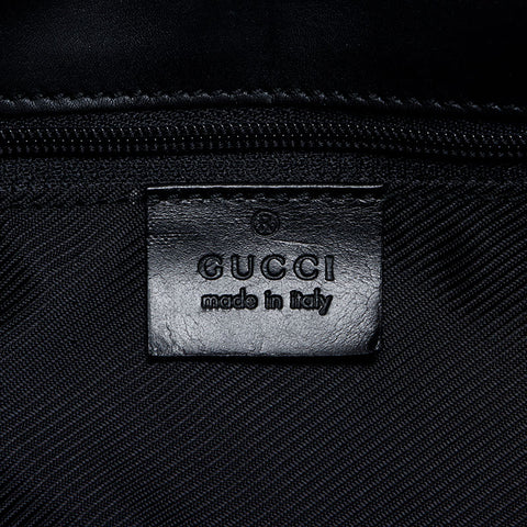 GUCCI GG canvas Shoulder Bag black WS13816