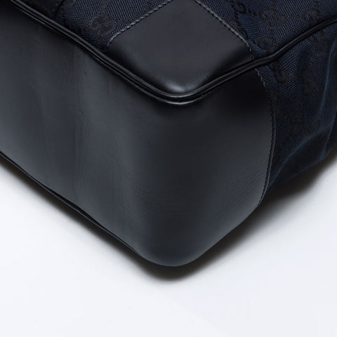 GUCCI GG canvas Shoulder Bag black WS13816