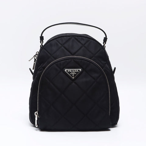PRADA Quilted nylon Backpack Â· Daypack black WS13817