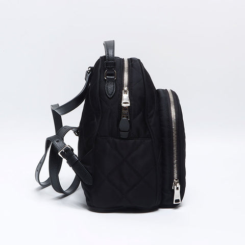 PRADA Quilted nylon Backpack Â· Daypack black WS13817
