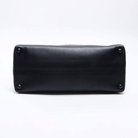BOTTEGAVENETA Leather top handle Piazza 2way Shoulder Bag black WS13818