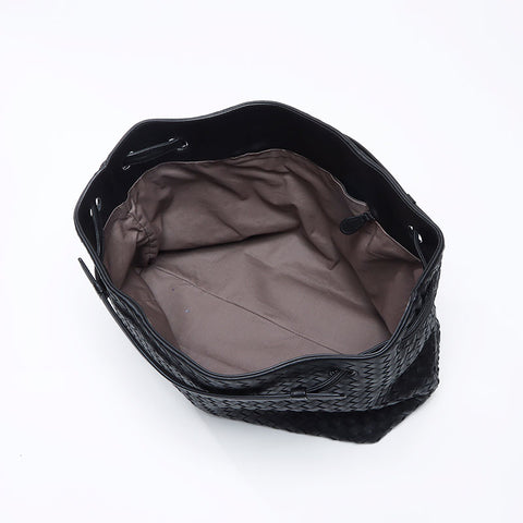 ボッテガヴェネタ BOTTEGAVENETA イントレチャート ハンドバッグ ブラック WS13819