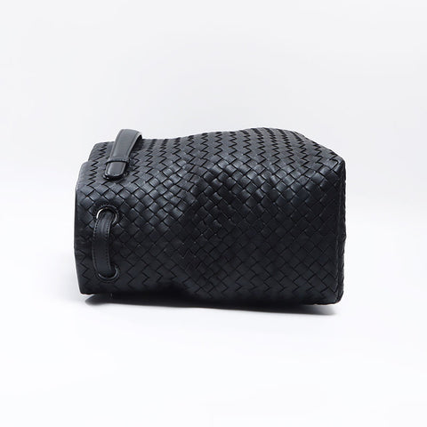 ボッテガヴェネタ BOTTEGAVENETA イントレチャート ハンドバッグ ブラック WS13819