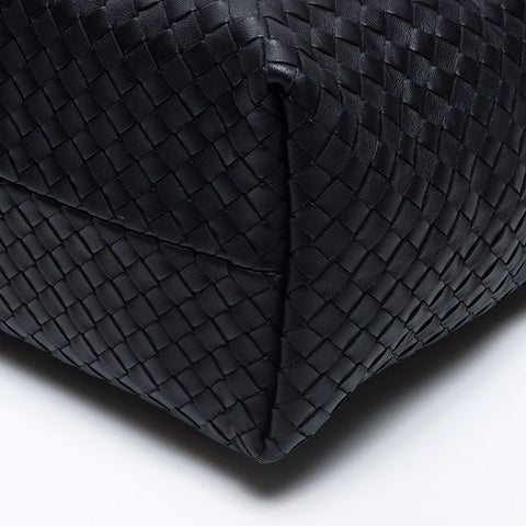 ボッテガヴェネタ BOTTEGAVENETA イントレチャート ハンドバッグ ブラック WS13819