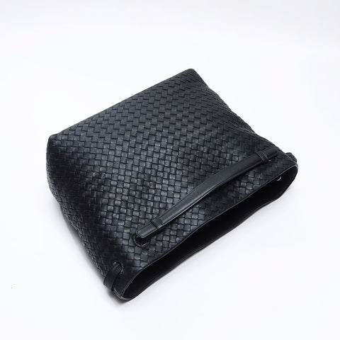 ボッテガヴェネタ BOTTEGAVENETA イントレチャート ハンドバッグ ブラック WS13819