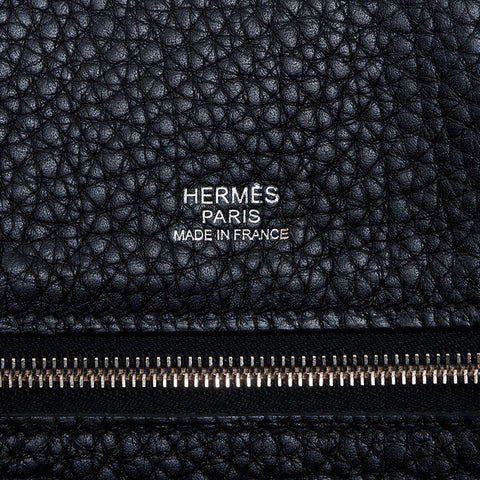 エルメス HERMES ヴィクトリア レザー ◻︎K刻印 2007年製 ショルダーバッグ ブラック WS13822