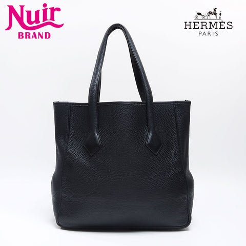 エルメス HERMES ヴィクトリア レザー ◻︎K刻印 2007年製 ショルダーバッグ ブラック WS13822
