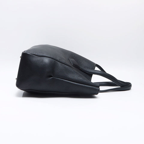 エルメス HERMES ヴィクトリア レザー ◻︎K刻印 2007年製 ショルダーバッグ ブラック WS13822