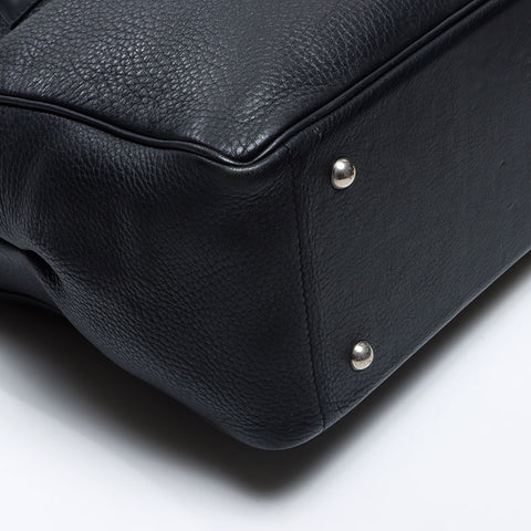 エルメス HERMES ヴィクトリア レザー ◻︎K刻印 2007年製 ショルダーバッグ ブラック WS13822