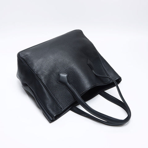 エルメス HERMES ヴィクトリア レザー ◻︎K刻印 2007年製 ショルダーバッグ ブラック WS13822