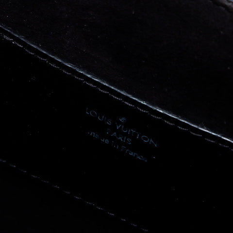 ルイ・ヴィトン LOUIS VUITTON パテントレザー ツイストMM チェーン 2015年 エピ ショルダーバッグ ブラック WS13823