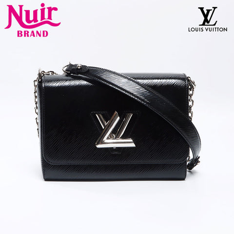 ルイ・ヴィトン LOUIS VUITTON パテントレザー ツイストMM チェーン 2015年 エピ ショルダーバッグ ブラック WS13823
