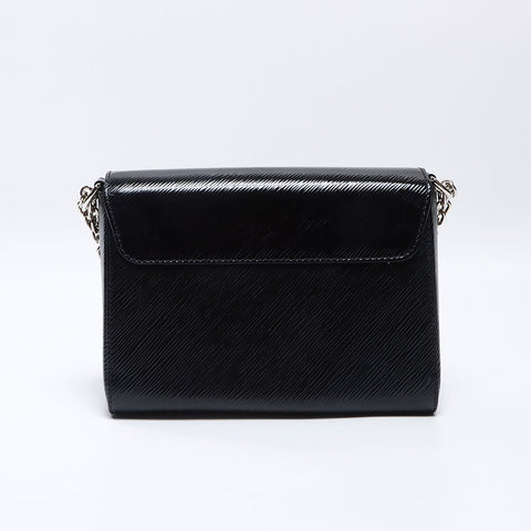ルイ・ヴィトン LOUIS VUITTON パテントレザー ツイストMM チェーン 2015年 エピ ショルダーバッグ ブラック WS13823