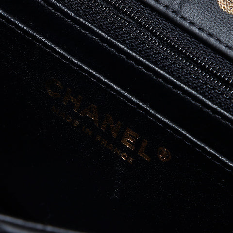 シャネル CHANEL ミニ マトラッセ チェーン　 ショルダーバッグ ブラック WS13826