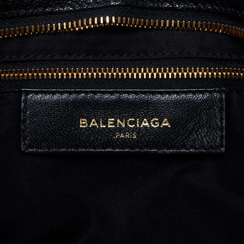 BALENCIAGA Classic City Bag 2way Shoulder Handbag black WS13827