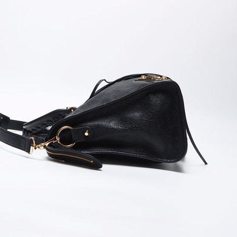 BALENCIAGA Classic City Bag 2way Shoulder Handbag black WS13827