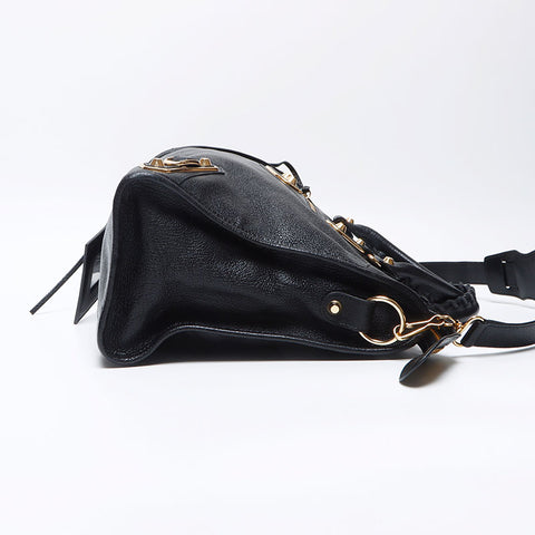 BALENCIAGA Classic City Bag 2way Shoulder Handbag black WS13827