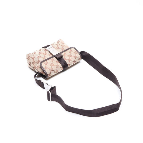 GUCCI GG canvas Pochette mini belt bag Shoulder Bag beige WS13830
