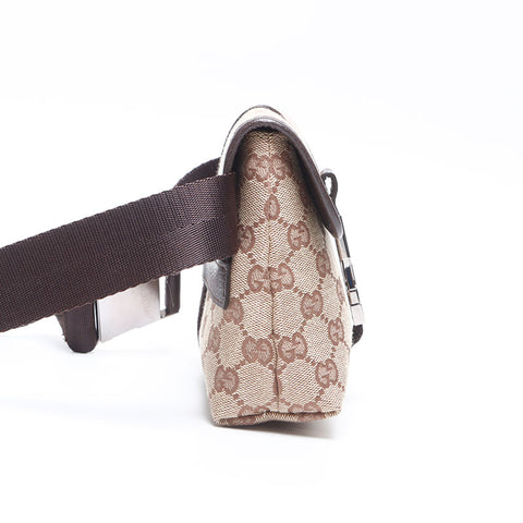 GUCCI GG canvas Pochette mini belt bag Shoulder Bag beige WS13830