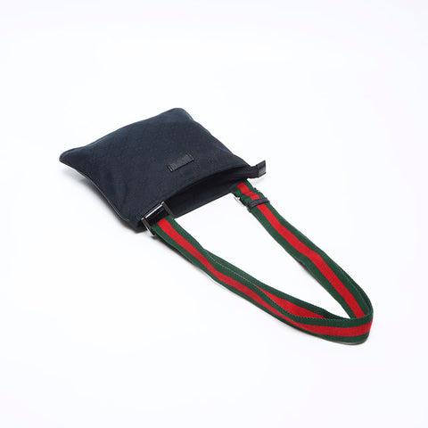 グッチ GUCCI GGキャンバス ショルダーバッグ ブラック WS13831