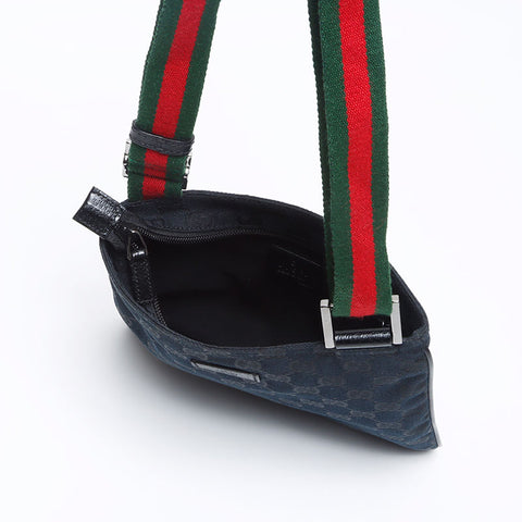 グッチ GUCCI GGキャンバス ショルダーバッグ ブラック WS13831