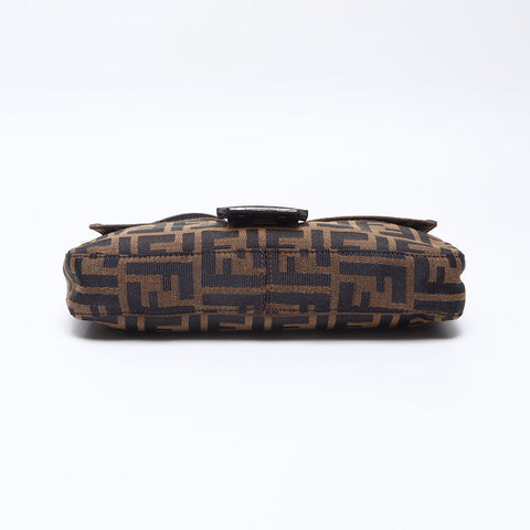 フェンディ FENDI マンマバケット ズッカ ショルダーバッグ ブラウン WS13833
