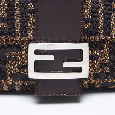 フェンディ FENDI マンマバケット ズッカ ショルダーバッグ ブラウン WS13833