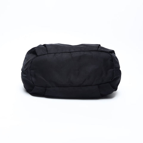 PRADA Nylon Logo Ribbon Shoulder Bag black WS13834