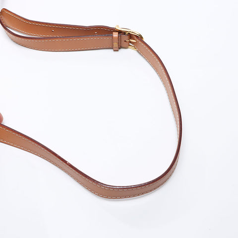セリーヌ CELINE マカダム ショルダーバッグ ブラウン WS13835