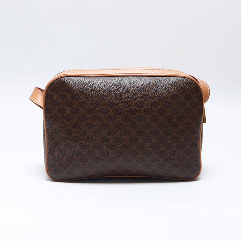 セリーヌ CELINE マカダム ショルダーバッグ ブラウン WS13835
