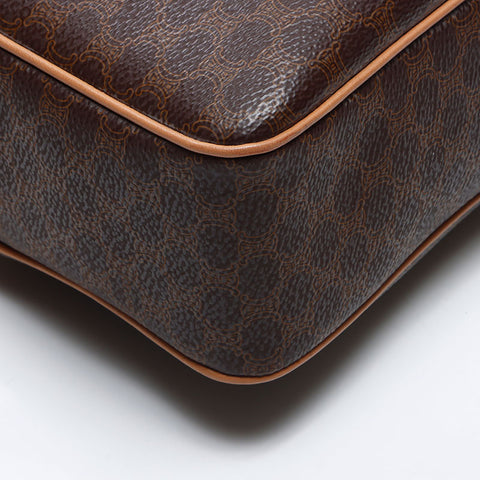 セリーヌ CELINE マカダム ショルダーバッグ ブラウン WS13835