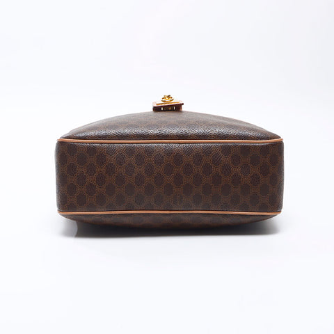 セリーヌ CELINE マカダム ショルダーバッグ ブラウン WS13835