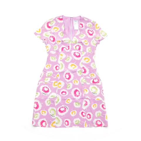 Chanel Dress Purple WS1383