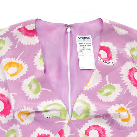 Chanel Dress Purple WS1383