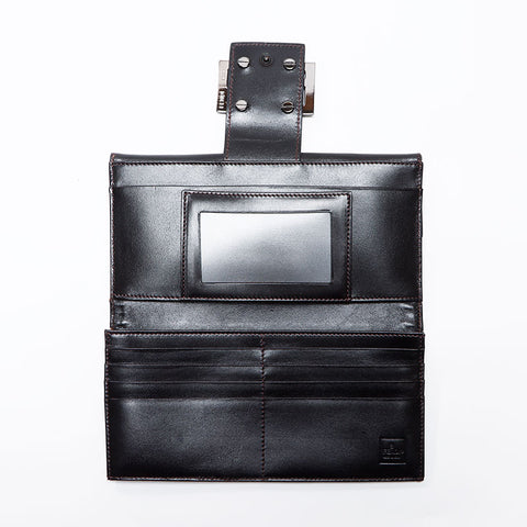 フェンディ FENDI キャンバス×レザー マンマ ズッキーノ 長財布 ベージュ WS13840