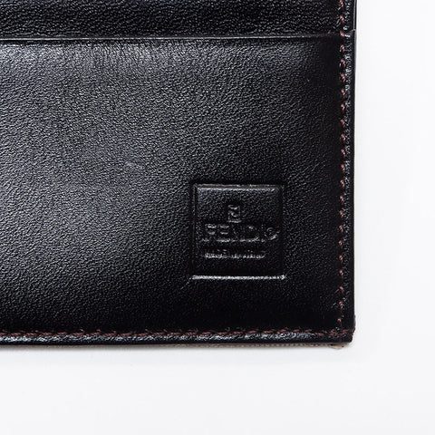 フェンディ FENDI キャンバス×レザー マンマ ズッキーノ 長財布 ベージュ WS13840