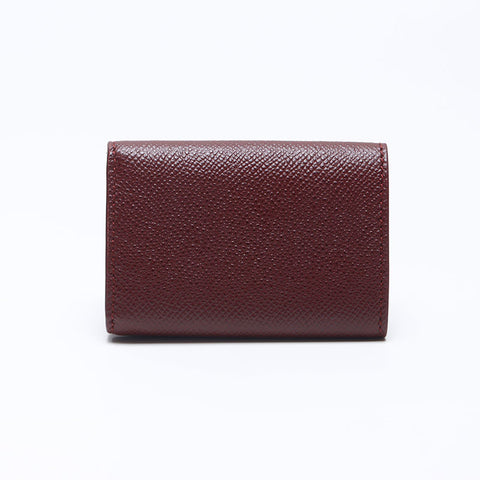 サルヴァトーレフェラガモ Salvatore Ferragamo コンパクト ミニ 折りたたみ財布 ヴァラ レザー 二つ折り財布 レッド WS13841