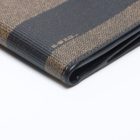 FENDI Pecan PVC Bifold Wallet Brown WS13844