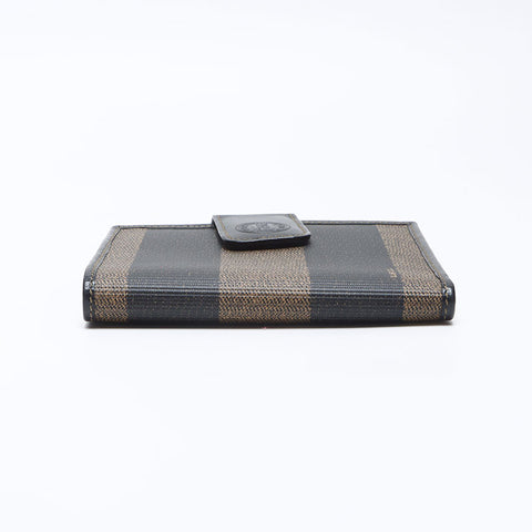 FENDI Pecan PVC Bifold Wallet Brown WS13844