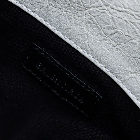 バレンシアガ BALENCIAGA スモール エクスプローラー グラフィティ レザー ショルダーバッグ ホワイト WS13847