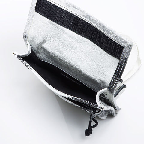 バレンシアガ BALENCIAGA スモール エクスプローラー グラフィティ レザー ショルダーバッグ ホワイト WS13847