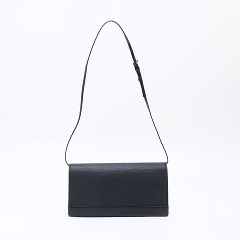 ルイ・ヴィトン LOUIS VUITTON 2001 エピ オンフルール レザー ショルダーバッグ ブラック WS13848