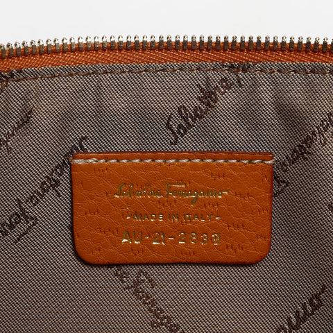 Salvatore Ferragamo leather Shoulder Bag Brown WS13852