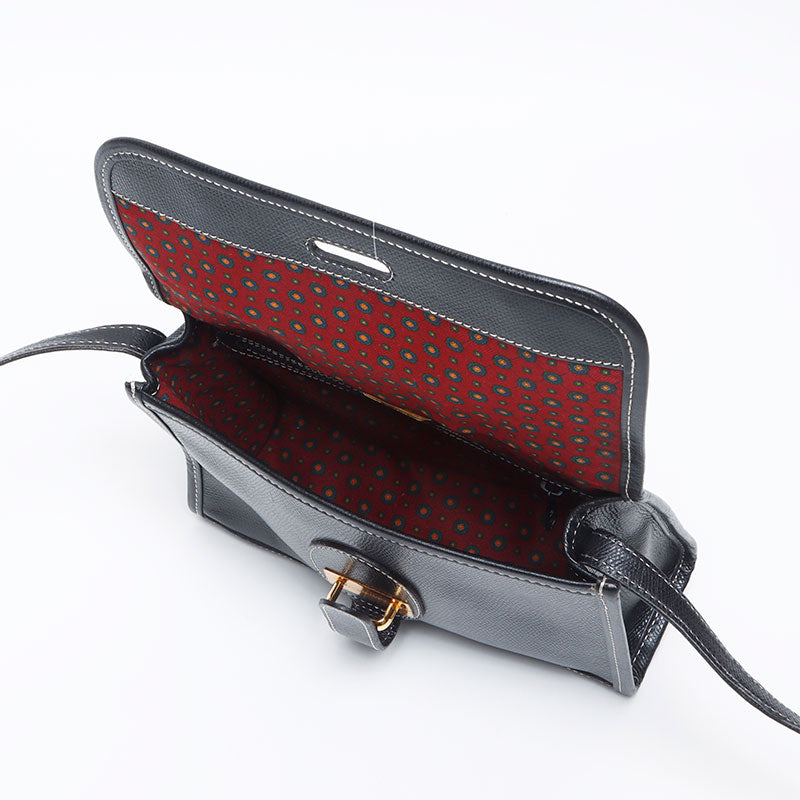 ロエベ LOEWE アナグラム レザー ショルダーバッグ ブラック WS13853