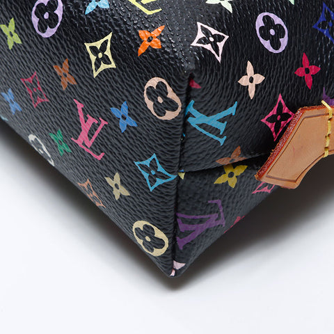 ルイ・ヴィトン LOUIS VUITTON マルチカラー モノグラム ポシェット コスメティック 2011 ポーチ ブラック WS13855