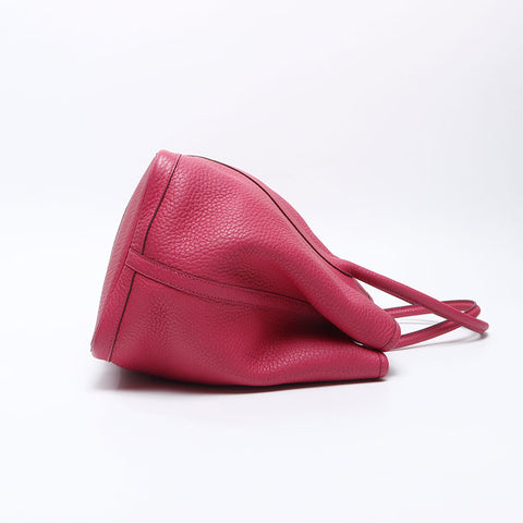 HERMES O engraved 2010 Garden Party 36 Negonda Tote Bag pink WS13856